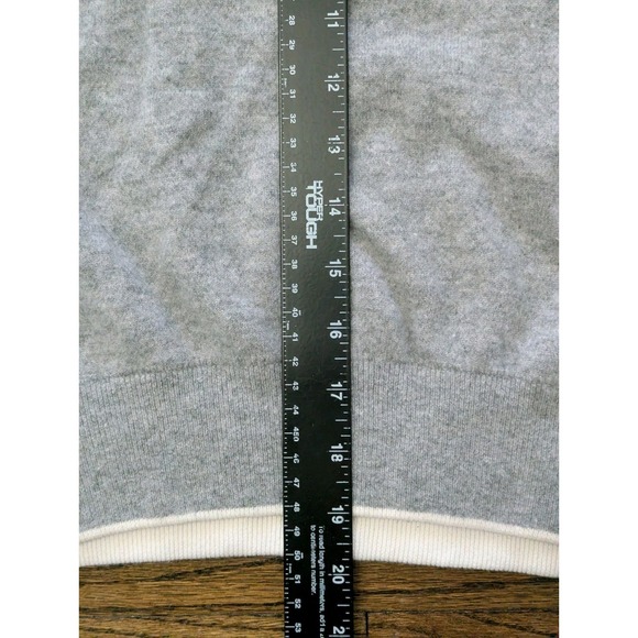 Vince Sz S Gray Cashmere Blend Long Sleeve Knit Crew Neck Sweater Minimalist - Picture 7 of 8